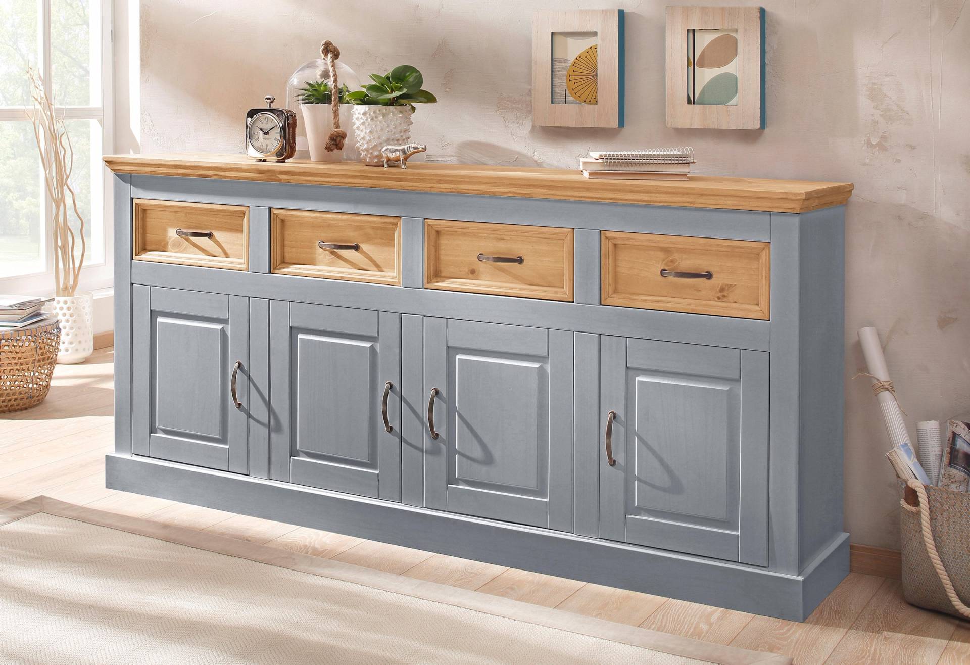 Sideboard in grau/beize von Home affaire von home affaire