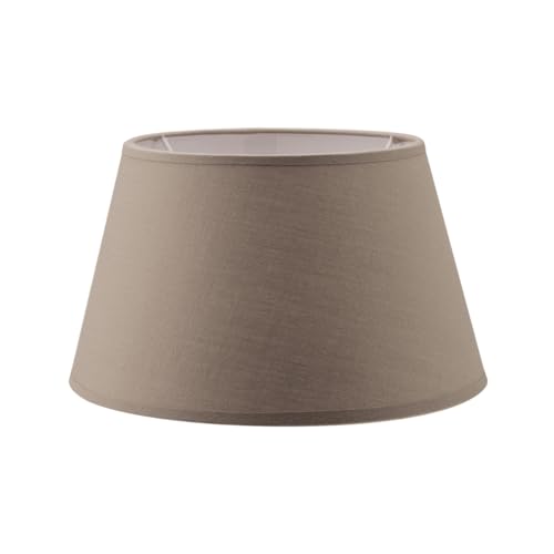 Home Sweet Home Lampenschirm für Tischlampe | Lampenschirm Taupe | 25/18/14 cm | für E27-Fassung | von home sweet home collection