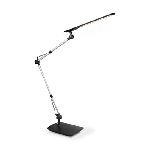 Home Sweet Home Moderne LED-Schreibtischlampe Pro | 21/21/49cm | Schwarz | verstellbare LED-Leselampe mit Schalter | LED integriert | 4W 3000K 580lm | geeignet für Homeoffice von home sweet home collection