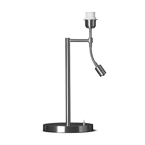Home Sweet Home Moderner Tischlampensockel für Lampenschirm lesen | Leuchte | 20/20/47cm | Gebürsteter Stahl | Tischlampensockel mit flexiblem LED-Spot | E27 | Lampenschirm max.35cm Home Sweet Home Moderner Tischlampensockel für Lampenschirm lesen | Leuchte | 20/20/47cm | Gebürsteter Stahl | Tischlampensockel mit flexiblem LED-Spot | E27 | Lampenschirm max.35cm von home sweet home collection