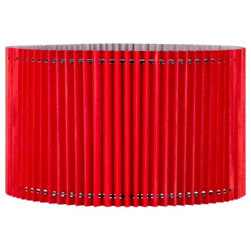 Home Sweet Home Skandinavischer Lampenschirm | Rot | Rund | Gefaltetes Papier | ø40 x 20 cm | Kombinierbar mit Stehleuchte | Für Wohnzimmer und Schlafzimmer geeignet Home Sweet Home Skandinavischer Lampenschirm | Rot | Rund | Gefaltetes Papier | ø40 x 20 cm | Kombinierbar mit Stehleuchte | Für Wohnzimmer und Schlafzimmer geeignet von home sweet home collection