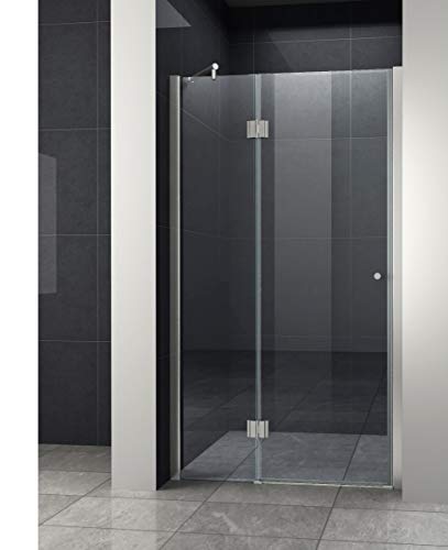 8 mm Nischentür CLOSE 85 x 195 cm/Nische Duschtür Duschkabine Dusche Duschwand von home-systeme