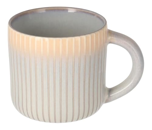 home&you - Kaffeetasse Soleil 550ml, Keramiktasse, Große Becher, Teetasse, Kaffeebecher, Steingut, Cappuccino XXL Jumbo Tasse, für Kaffee, Tee, Kakao - Beige von home&you