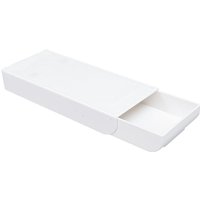 (weiß) Selbstklebende Pop-up-Bleistiftschublade – versteckter Schreibtisch-Organizer – Aufbewahrungsbox unter dem Tisch – versteckte Aufbewahrungsbox