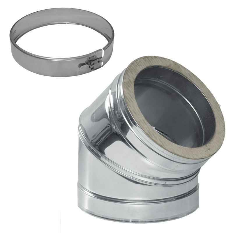 040/DN160 DW Winkel 45° Dinak 040/DN160 DW Winkel 45° Dinak von KaminStore24