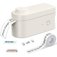 1 Etikettendrucker, Mini Bluetooth Labeldrucker Label Printer mit & App für iOS & Android, Tragbares Selbstklebendes Etikettiergerät für Zuhause, 1 Etikettendrucker, Mini Bluetooth Labeldrucker Label Printer mit & App für iOS & Android, Tragbares Selbstklebendes Etikettiergerät für Zuhause,