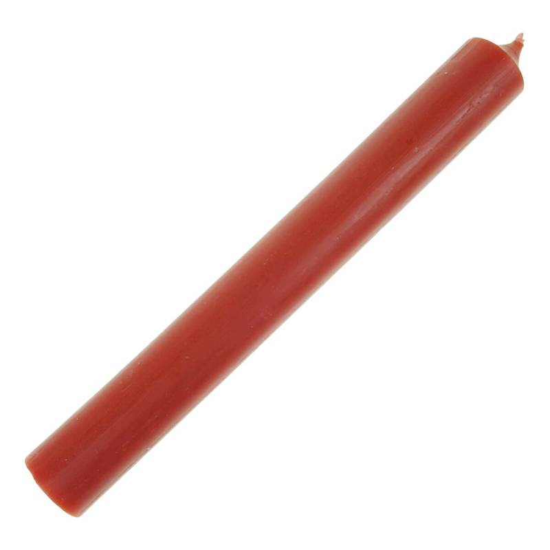 1 Stabkerze 180x22 mm Kerzen Candle verschiedene Farben Kerzenfarm 05-rot