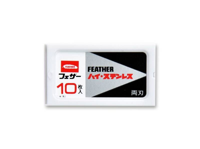 10 FH-10 Double Edge Rasierklingen Premium - die Schärfsten von Feather