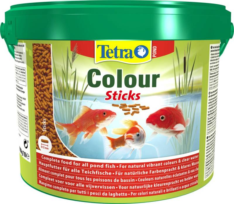 Tetra Pond Color Sticks Teichfischfutter 10 Liter von Tetra