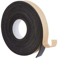 10 m selbstklebender Schaumstoffstreifen, 30 mm (L) x 3 mm (T), einseitiges schwarzes Dichtungsband aus Schaumstoff zur Isolierung von Fenstern und