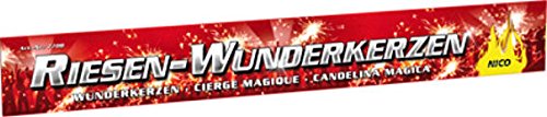 100 XXL Riesen Wunderkerzen Nico Feuerwerk a 45cm ca. je 90 Sekunden Brenndauer von NICO