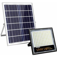 100W LED Solar Flutlicht Solar Garten Außenstrahler Kunststoff Modell Haushalt Neu Land Super Hell Induktion Wasserdichtes Licht 1 Packung
