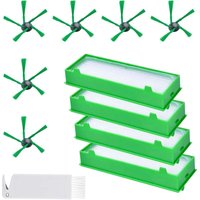Vorwerk - 11 Stück Ersatzteile für Kobold VR200 VR300 Saugroboter Zubehör- Ersatzteile 4 Hepafilter Allergiefilter und 6 Seitenbürsten und 1 Stück von Vorwerk