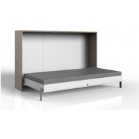 120 x 200 Klappbett horizontal inkl. Lattenrost JUIST von Wimex San Remo Eiche NB / Weiß