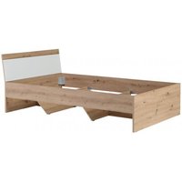120x200 Jugendbett ARKINA von Forte Artisan Eiche / Weiß