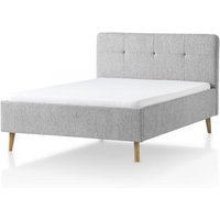 140x200 Polsterbett SMART von Meise Möbel Grau