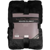 150x200 Kuscheldecke Heaven HEB 800 von Lalee black