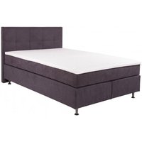 160x200 Boxspringbett inkl Wendematratze H2/H3 u Topper Braun