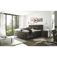 160x200 Boxspringbett inkl. Topper OREGON 8  Espresso