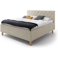 160x200 Polsterbett SAN REMO von Meise Möbel Beige