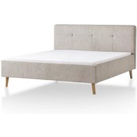 180x200 Polsterbett SMART von Meise Möbel Taupe