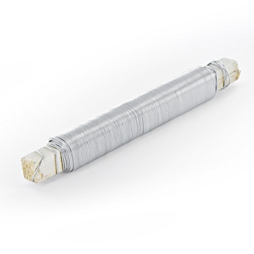 1x hadra Wickeldraht / Bindedraht auf Holzstab - verzinkt - DS: 0,65 mm - a 100 g von Hadra