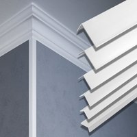 2 Meter Winkelleiste PVC Kunststoff Effector F Profile:10x10mm - F19 von HEXIM