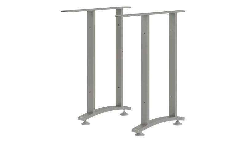 2 Schreibtisch-Eckbeine   Success ¦ grau ¦ Maße (cm): B: 5,6 H: 72 T: 60.0 Tische > Tischbeine - Höffner