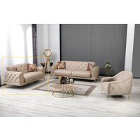 2-Sitzer Sofa ca. 175x83x91 cm Cappuccino