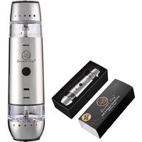 2-in-1 elektrische, verstellbare Salz- und Pfeffermühle mit USB-C-Aufladung