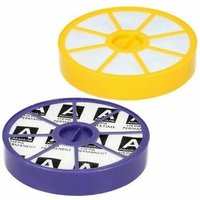 2-teiliges Anti-Allergie-HEPA-Filterset vor und nach dem Motor für Dyson DC05 DC08 Staubsauger von Dyson