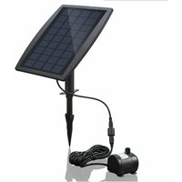 200L/H Solarwasserpumpe mit Solarpanel, Gartenbrunnen, Gartenbrunnen, Plug-in-Solarbrunnen, bürstenlose Solarteichpumpe, 9V 2,5W Wasserpumpe