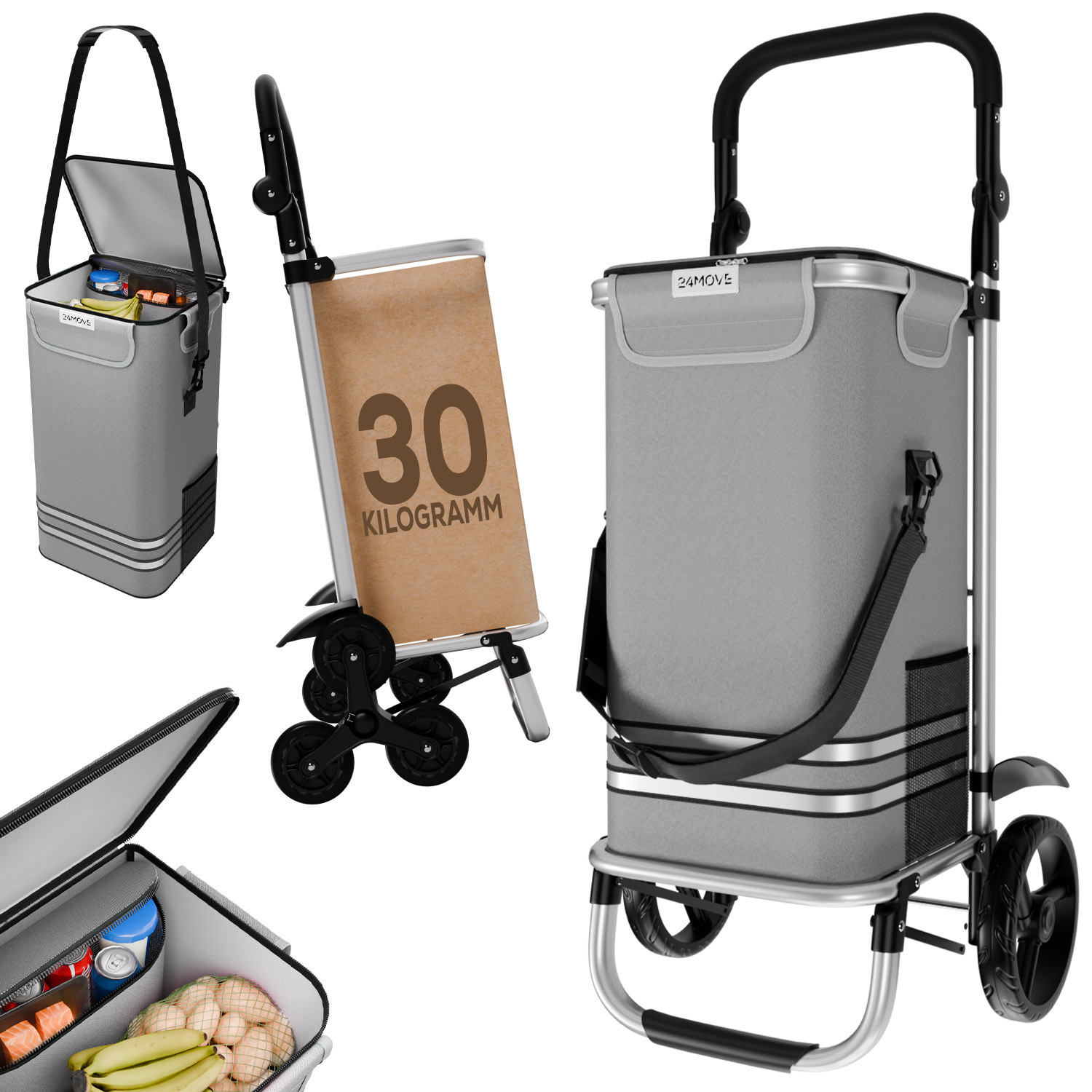 24MOVE® Trolley VEHLO grau von 24MOVE
