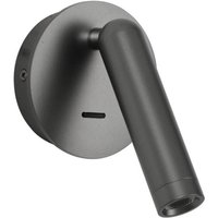 25W LED Wandleuchte mit Strahler und Schalter CARDA WL648341GR Italux
