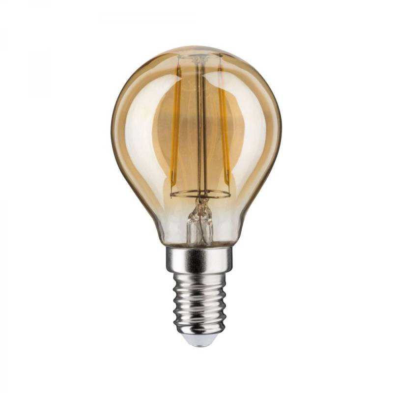 287.12 LED Tropfen 4,7W, 2500K, E14 Gold dimmbar