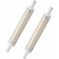 2er-Pack R7s LED-Lampen – 118 mm – Warmweiß – 3000 K – J118-Fassung – 10 W – Ersetzt eine 80-W-Halogenlampe – Flimmerfrei – 230 V AC – 800 lm – 360° 2er-Pack R7s LED-Lampen – 118 mm – Warmweiß – 3000 K – J118-Fassung – 10 W – Ersetzt eine 80-W-Halogenlampe – Flimmerfrei – 230 V AC – 800 lm – 360° von VHV