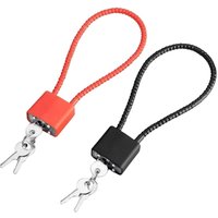 2er-Set Schwerlast-Vorhängeschlösser mit Rädern, kleine Vorhängeschlösser mit Schlüsseln, Mülleimer mit Rädern, Mülltonne