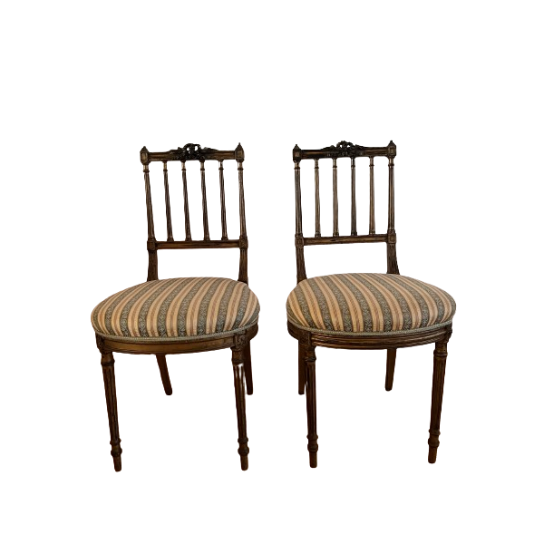 2er-Set Vintage Neoklassik Stühle,