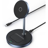 2in1 20W Ladestation und MagSafe Qi USB-C Magnetständer, schwarz 2in1 20W Ladestation und MagSafe Qi USB-C Magnetständer, schwarz von UGREEN