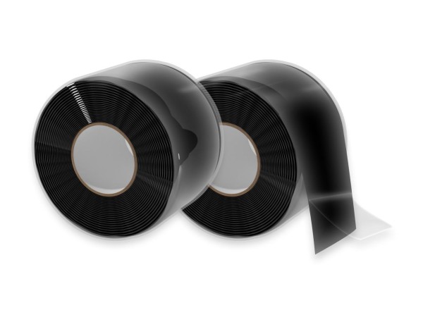 2x Silikonband selbstverschweißend schwarz 3m x 38mm