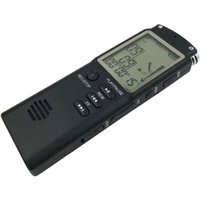 32gb Professioneller Digitaler Audio Recorder Mit LCD-zeitdisplay USB- Und Integriertem Mikrofon Für Besprechungen Vorlesungen Und Interviews Schwarz