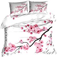3D Baumwollsatin Bettwäsche 160x200cm KIRSCHBLÜTE 3D Baumwollsatin Bettwäsche 160x200cm KIRSCHBLÜTE