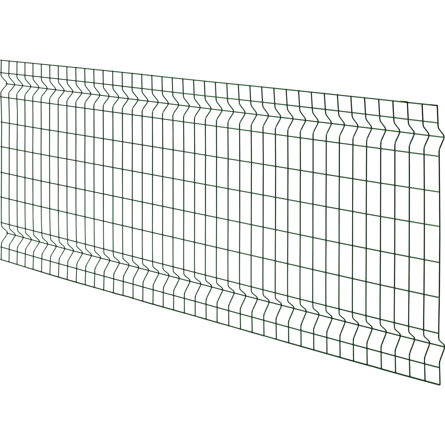 3D-Einstabmattenzaun Grün 80 x 200 cm 3D-Einstabmattenzaun Grün 80 x 200 cm
