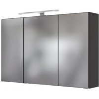 3D-Spiegelschrank 100 AREZZO von Held Möbel Graphit