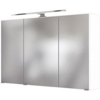 3D-Spiegelschrank 100 inkl LED Beleuchtung PIENZA von Held Möbel Weiß matt