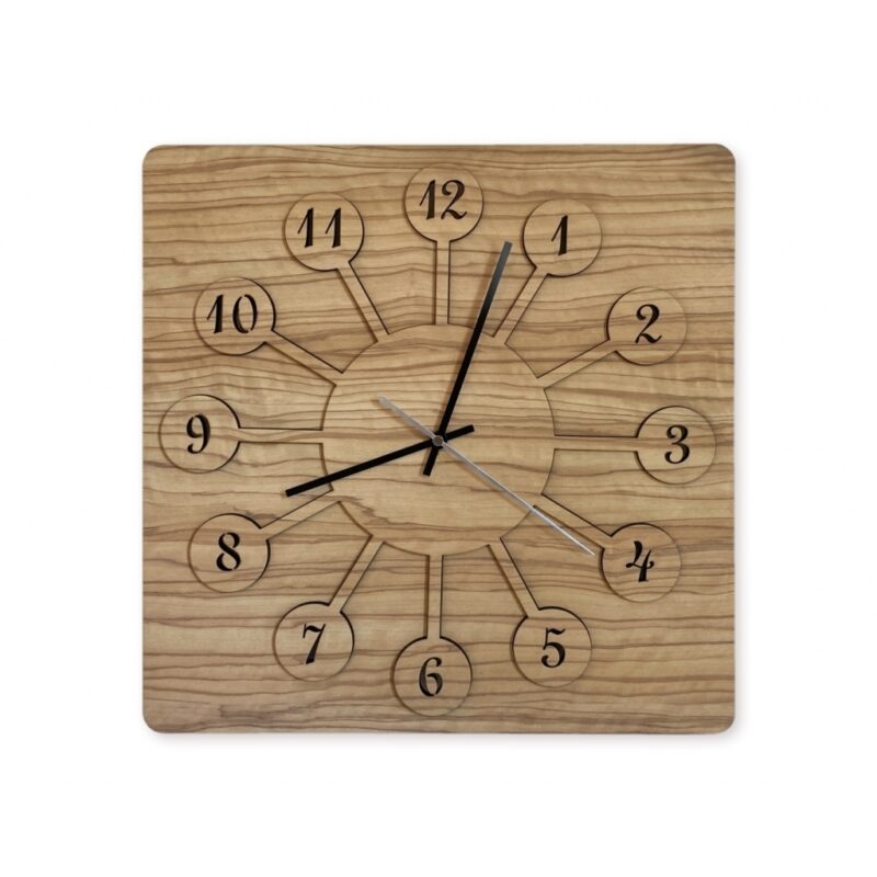 3D-Uhr Motiv "Rosette" 40cm x 40cm