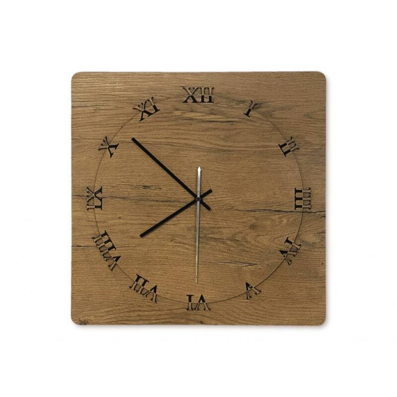 3D-Uhr Motiv "römische Zahlen" 40cm x 40cm