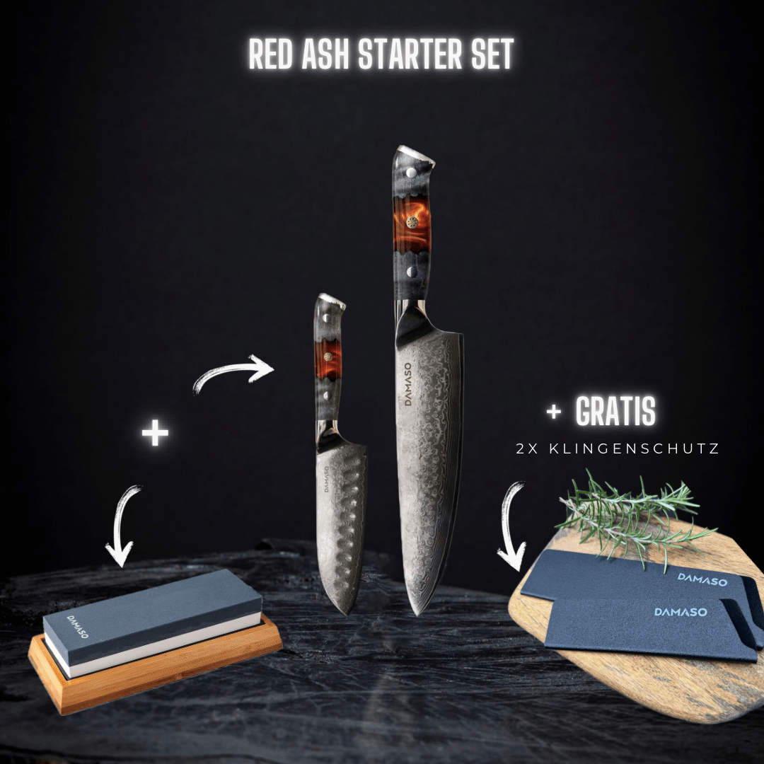 3er-Starter-Set - Red Ash + 2x gratis Klingenschutz 3er-Starter-Set - Red Ash + 2x gratis Klingenschutz