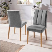 INOSIGN Esszimmerstuhl, (Set), 2 St., Struktur (100% Polyester), Rückenlehne mit Steppung INOSIGN Esszimmerstuhl, (Set), 2 St., Struktur (100% Polyester), Rückenlehne mit Steppung von Inosign