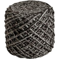 40x40 Teppich Pouf Royal 888 von Obsession coffee